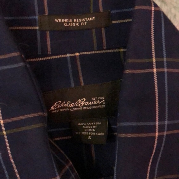 Eddie Bauer button down shirt classic fit size S - Picture 2 of 3